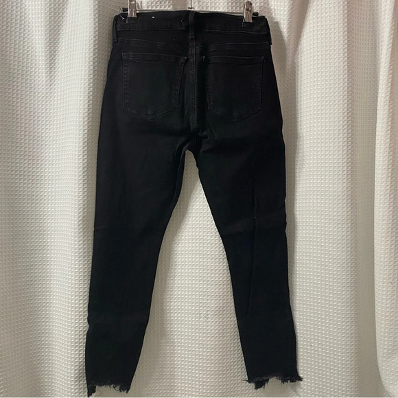 LOFT Petite Button Up Skinny Denim - Picture 4 of 6